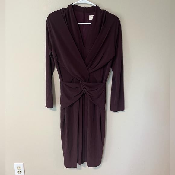 M.M. LAFLEUR Blair Dress Blackberry Size 6 - Picture 3 of 6